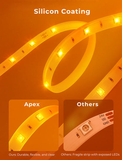 Apex smart RGB LED Strip Light (5m/16.4ft)