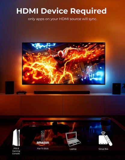 Apex HDMI 2.1 Version TV Backlight (32-90 Inch TV size)