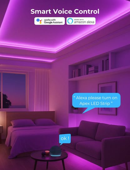 Apex smart RGB LED Strip Light (5m/16.4ft)