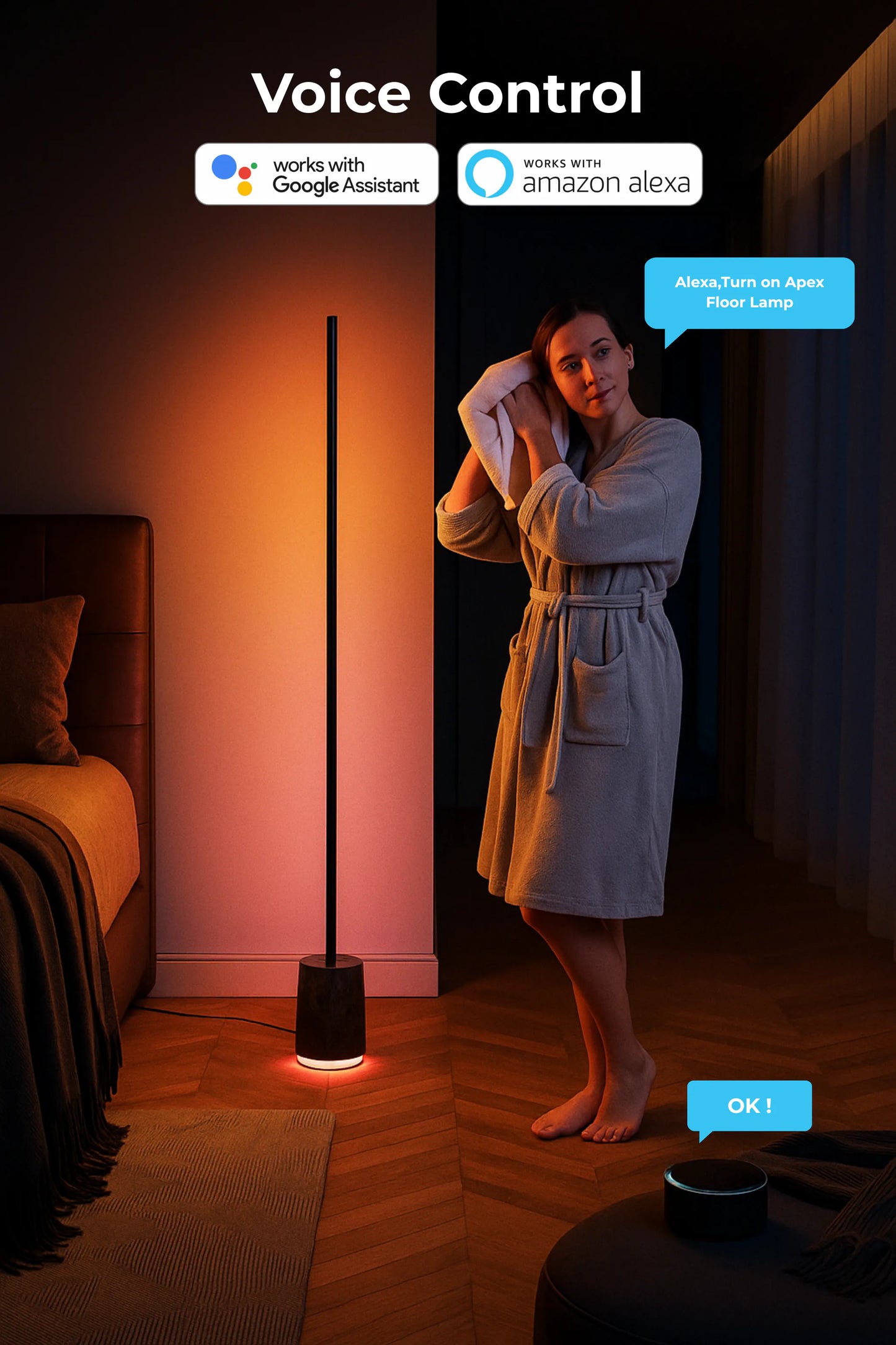 Voice Control Floor Lamp
Alexa Floor Lamp
Google Assistant Floor Lamp
Smart RGB Floor Lamp
RGBICW Floor Lamp
Smart Floor Lamp
Voice Activated Floor Lamp
WiFi Floor Lamp
Smart Home Lighting
Alexa Compatible Floor Lamp
Google Home Compatible Lamp
App Controlled Floor Lamp
Smart LED Floor Lamp
Color Changing Floor Lamp
Ambient Floor Lamp
LED Corner Floor Lamp
RGB Standing Lamp
Modern Floor Lamp
Bedroom Smart Lighting
Living Room Smart Lamp
Hands Free Lighting
Voice Activated LED Lamp
Smart Ambient Lighting
Sma