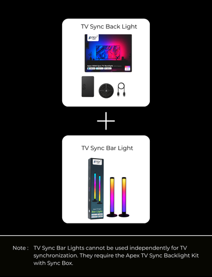 Apex HDMI Sync TV Bar Light