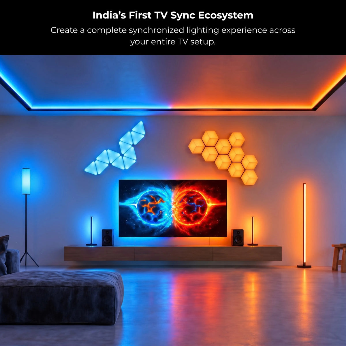 Apex HDMI Sync TV Backlight ( HDMI 2.1 Version) (32-90 Inch TV size)