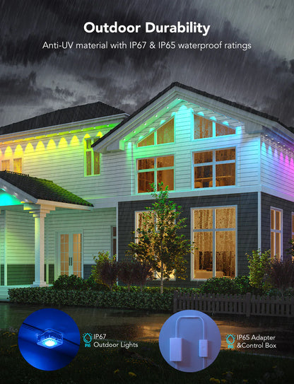 IP67 Outdoor Eave Lights
Waterproof Eave Lights
Smart Outdoor Roofline Lights
Weatherproof House Lights
Anti UV Outdoor Lights
Permanent Outdoor Lighting
RGBIC Exterior Lighting
Rainproof LED Eave Lights
Outdoor Smart Lighting
House Roof Lights
Exterior Decorative Lights
Smart House Lighting
Waterproof RGB Lights
Outdoor Holiday Lights
House Facade Lighting
Exterior Wall Lighting
Roof Edge Lighting
Waterproof Smart Lights
Outdoor RGB Lighting
Smart Architectural Lighting
Exterior Accent Lighting
Villa Outdo