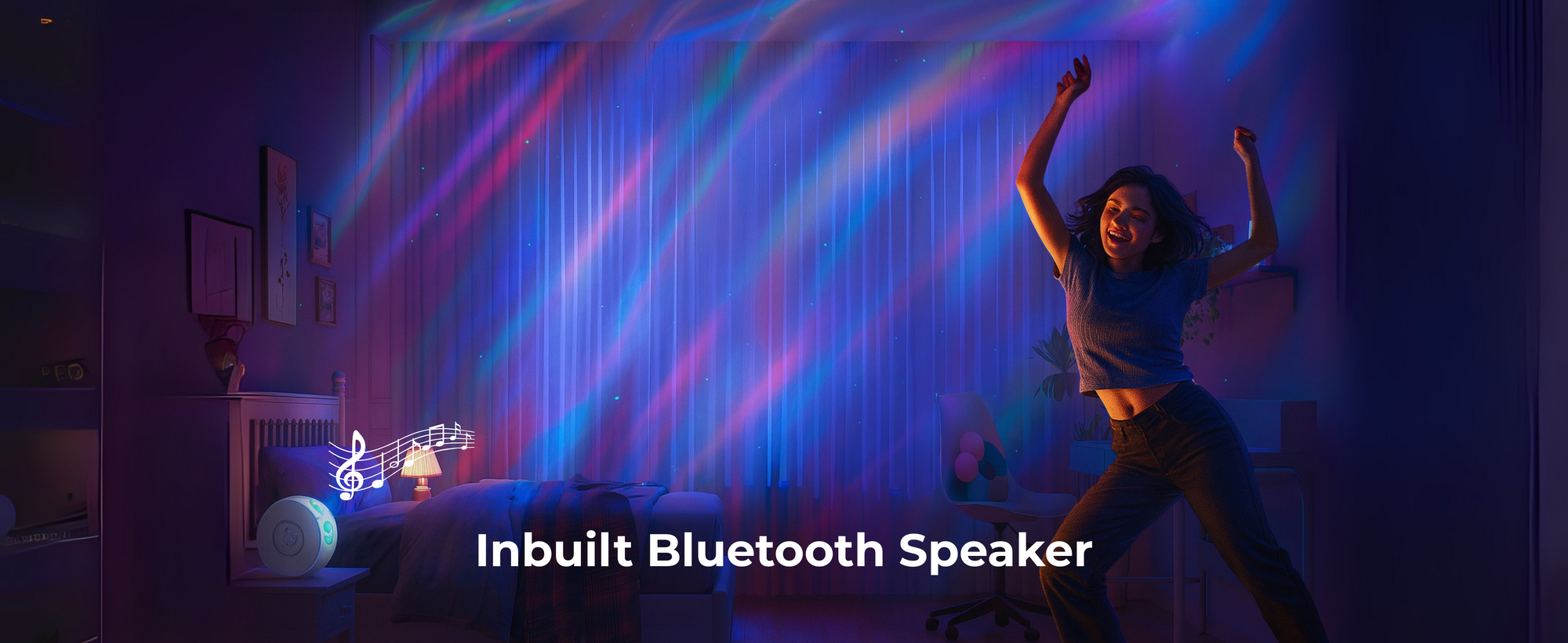 Apex smart star projector inbuilt bluetooth speaker