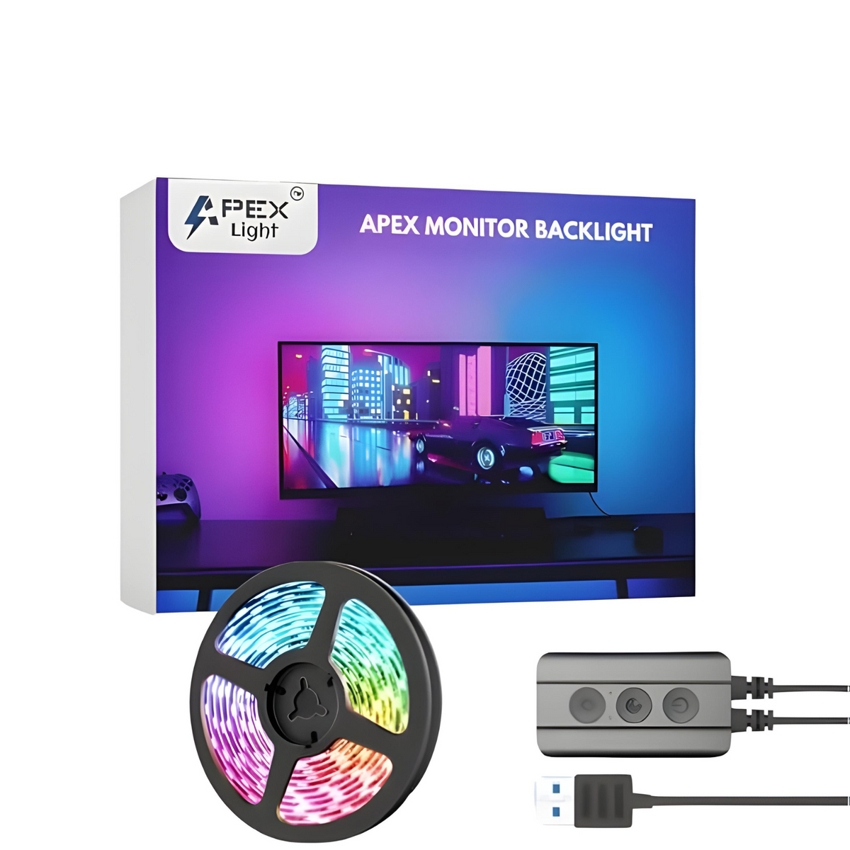 Apex Monitor Backlight (Upto 40 Inches Monitor)(not for All Smart TVs ...