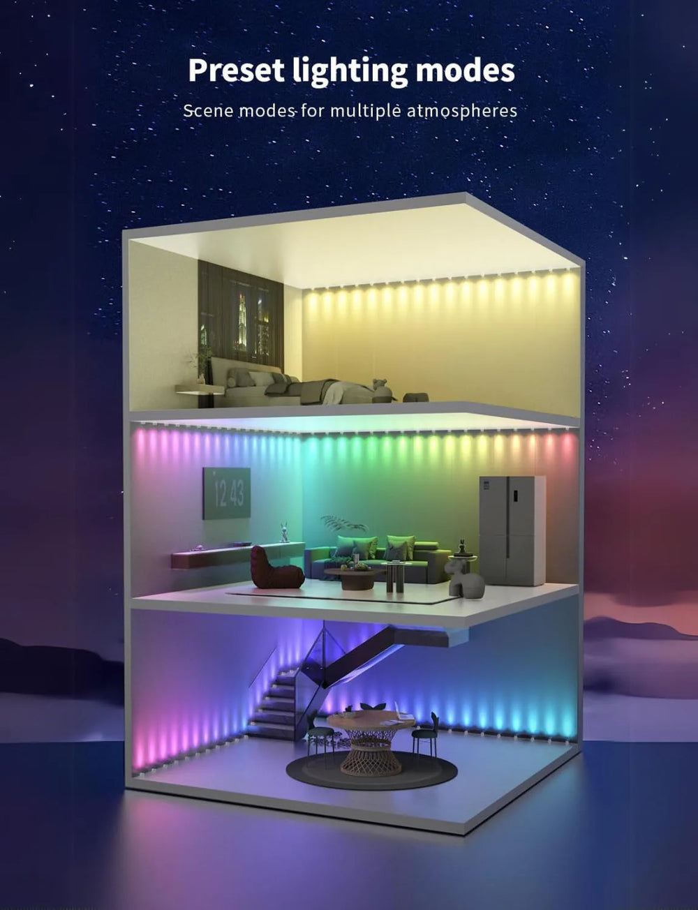 Apex RGBIC Indoor String Light
