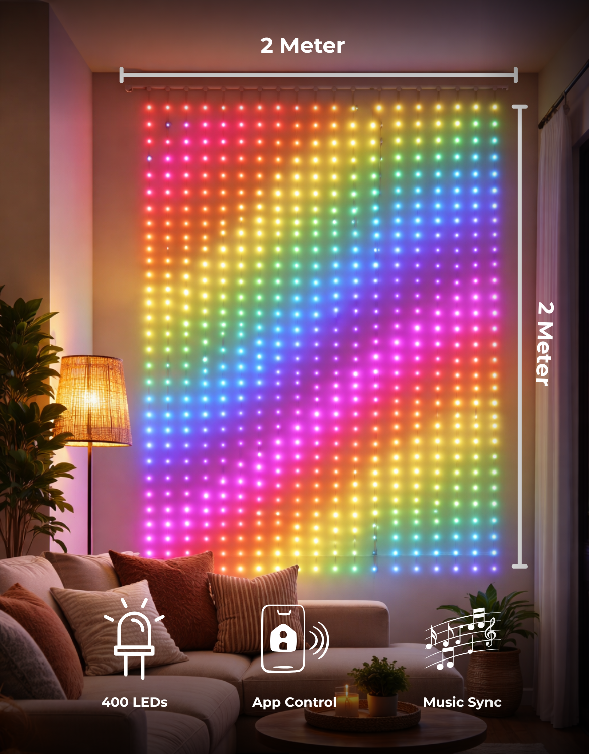 Apex Curtain Light (2*2 M)