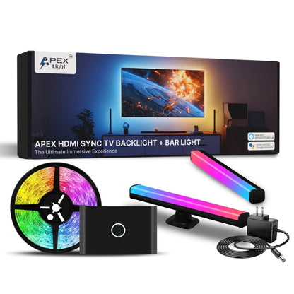 Apex RGB Bar Light
Apex TV Sync Kit
HDMI Sync TV Backlight
HDMI TV Lighting
HDMI Ambient Lighting
HDMI RGB Lighting
HDMI 2.1 Sync Box
HDMI Lighting Kit
TV Sync Box
RGBIC TV Backlight
RGB TV Backlight
TV LED Strip Lights
TV LED Backlight
TV Immersion Kit
TV Immersion Lighting
TV Entertainment Lighting
Screen Sync Lighting
Screen Reactive Lighting
Real Time Screen Sync
Live Color Sync
Dynamic RGB Lighting
Adaptive TV Lighting
Color Matching Lighting
RGB Display Lighting
TV Wall Glow
TV Wall Accent Light
Behin