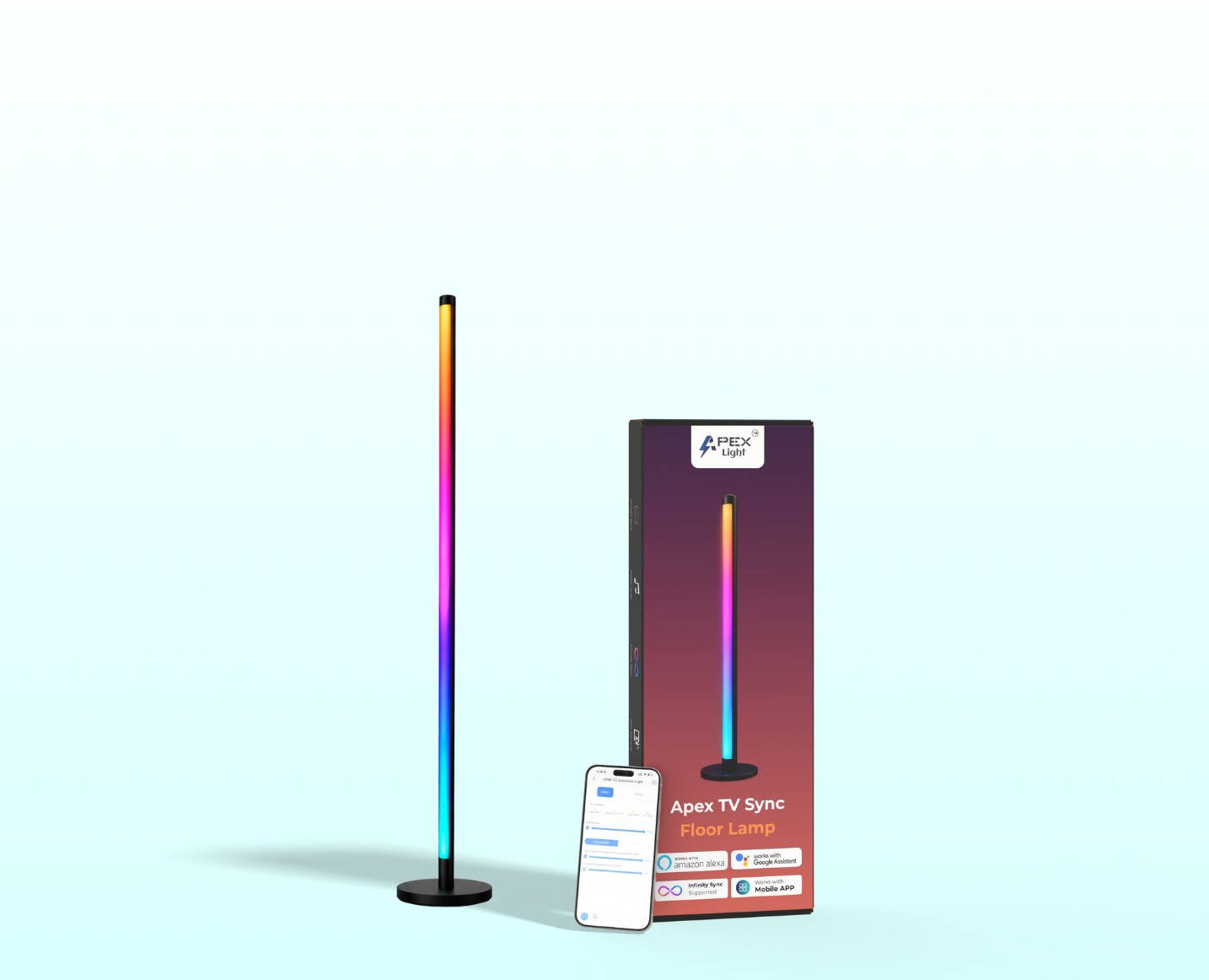 Apex HDMI Sync TV Floor Lamp