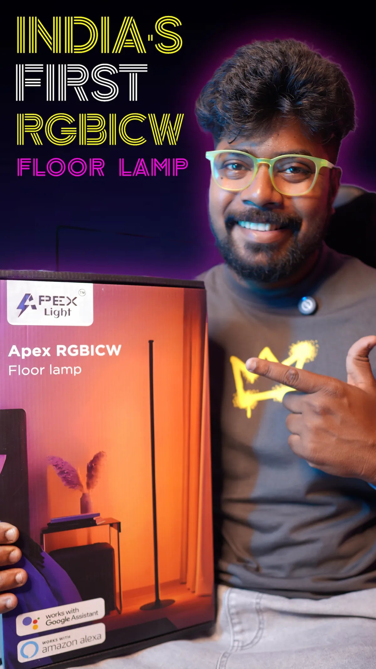 RGBICW Floor Lamp