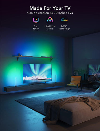 Apex Light brings Govee light bars combo with TV backlight for vibrant RGBIC glow in India , Smart Govee LED light bars sync with TV and music, Apex Light India edition