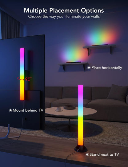 Immersive Govee RGBIC light bars with Apex Light in India for home theater lighting , Govee RGBIC TV LIGHT  bars in india with Apex Light 