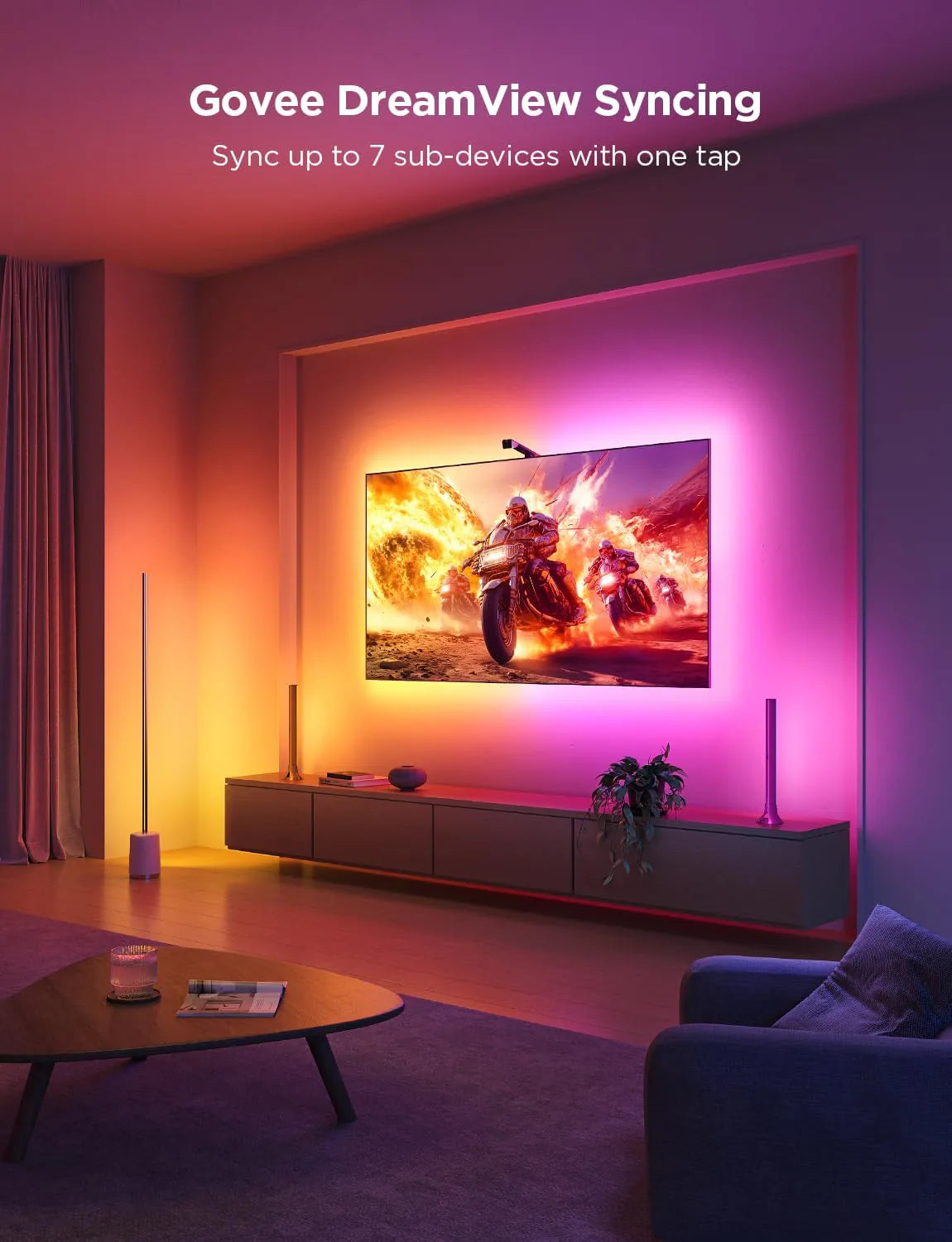 DreamView Sync
TV Backlight Sync
Smart TV Backlight
RGB TV Backlight
RGBIC TV Backlight
TV Sync Lights
Smart Ambient Lighting
TV Mood Lighting
TV Bias Lighting
LED TV Backlight
TV LED Strip
Smart LED Strip
TV RGB Lights
RGB Entertainment Lights
Immersive TV Lighting
TV Color Sync
Dynamic TV Lighting
Multi Device Sync
Multi Room Lighting
Smart Lighting Ecosystem
Smart Home Lighting
Whole Room Lighting
RGBIC Lighting System
Home Theater Lighting
Cinema Room Lighting
Living Room LED Lights
Entertainment Room L