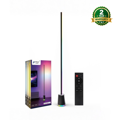 Apex RGBICW Floor Lamp with Speaker