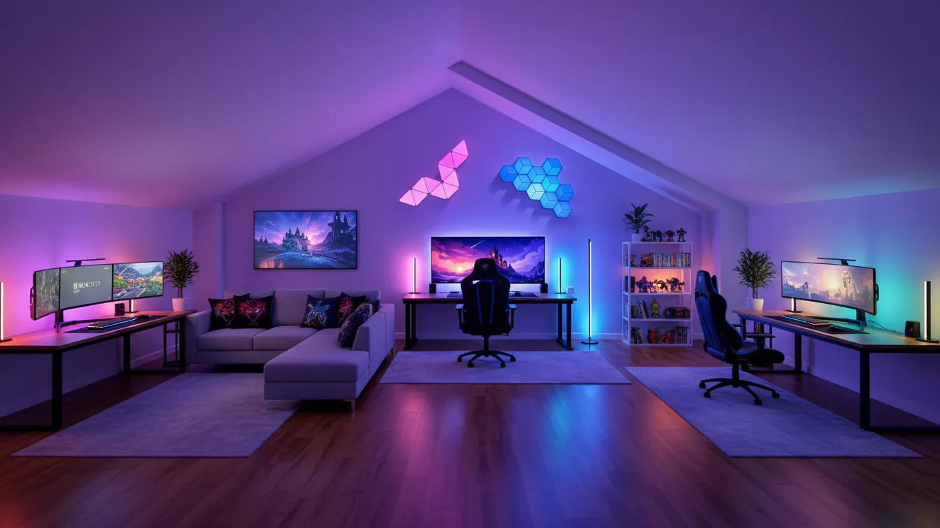 Gaming Room
Gaming Setup
Gaming Room Setup
Gaming Desk
Gaming Workspace
RGB Gaming Room
Gaming PC Setup
Triple Monitor Setup
Dual Monitor Setup
Ultra Wide Monitor
Streaming Setup
Content Creator Setup
Esports Setup
PC Gaming
Gaming Station
Gaming Battlestation
Gaming Corner
Gaming Office
Home Office Setup
Workspace Setup
RGB Lighting
RGBIC Lighting
Smart Lighting
LED Lighting
Ambient Lighting
Mood Lighting
Decorative Lighting
Accent Lighting
Interior Lighting
Modern Lighting
Premium Lighting
Luxury Lighting