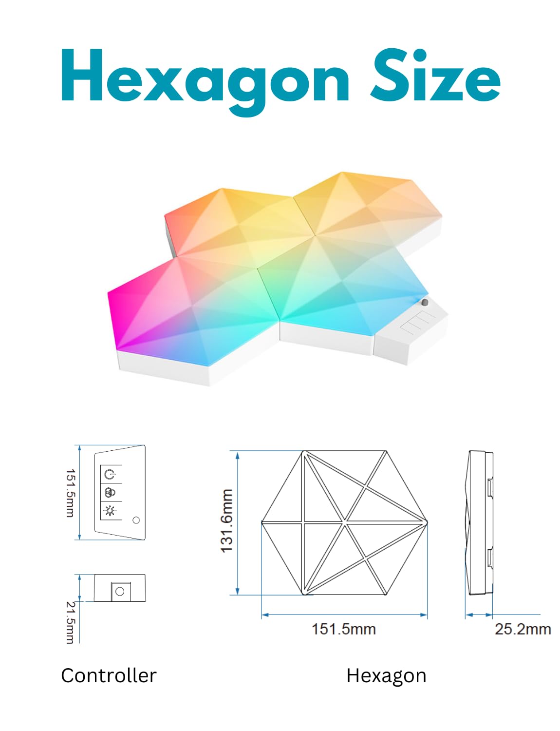 Apex Hexagon Light (9 Pack)
