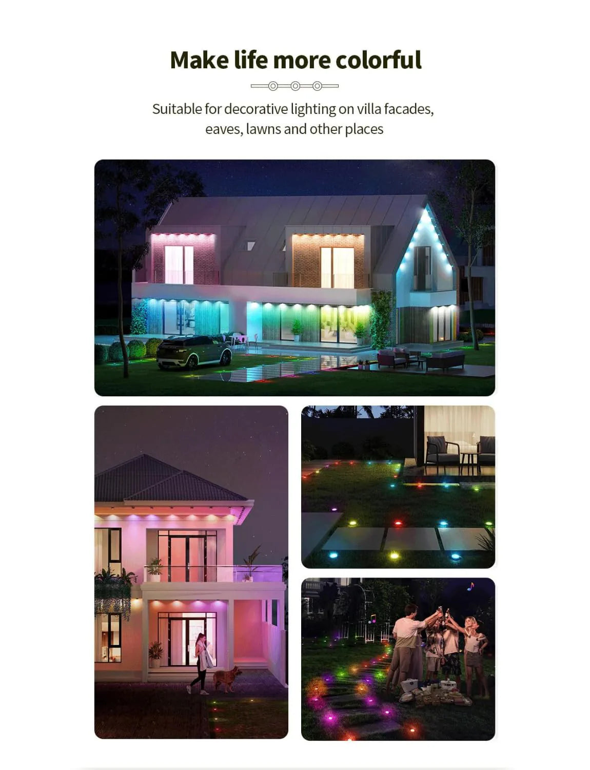 Smart Outdoor Lighting
RGBIC Outdoor Lights
Permanent Eave Lights
Smart Ground Lights
Villa Facade Lighting
House Exterior Lighting
Outdoor Landscape Lights
Garden Pathway Lights
Smart Garden Lights
Lawn Lighting
Outdoor Decorative Lighting
Roofline LED Lights
Home Facade Lighting
Exterior RGB Lighting
Smart Pathway Lights
Landscape Accent Lighting
Driveway Lights
Patio Lighting
Outdoor Smart Lights
Smart Home Exterior Lights
Architectural Lighting
Color Changing Outdoor Lights
RGB Garden Decor
Waterproof O