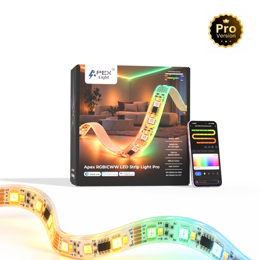 Apex RGBIC+WW LED Strip Light Pro
