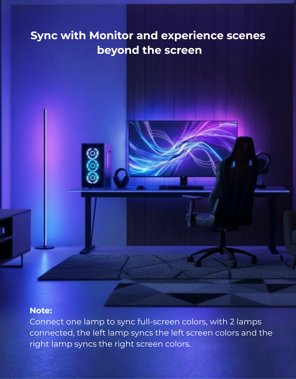 Apex Monitor Sync Floor Lamp