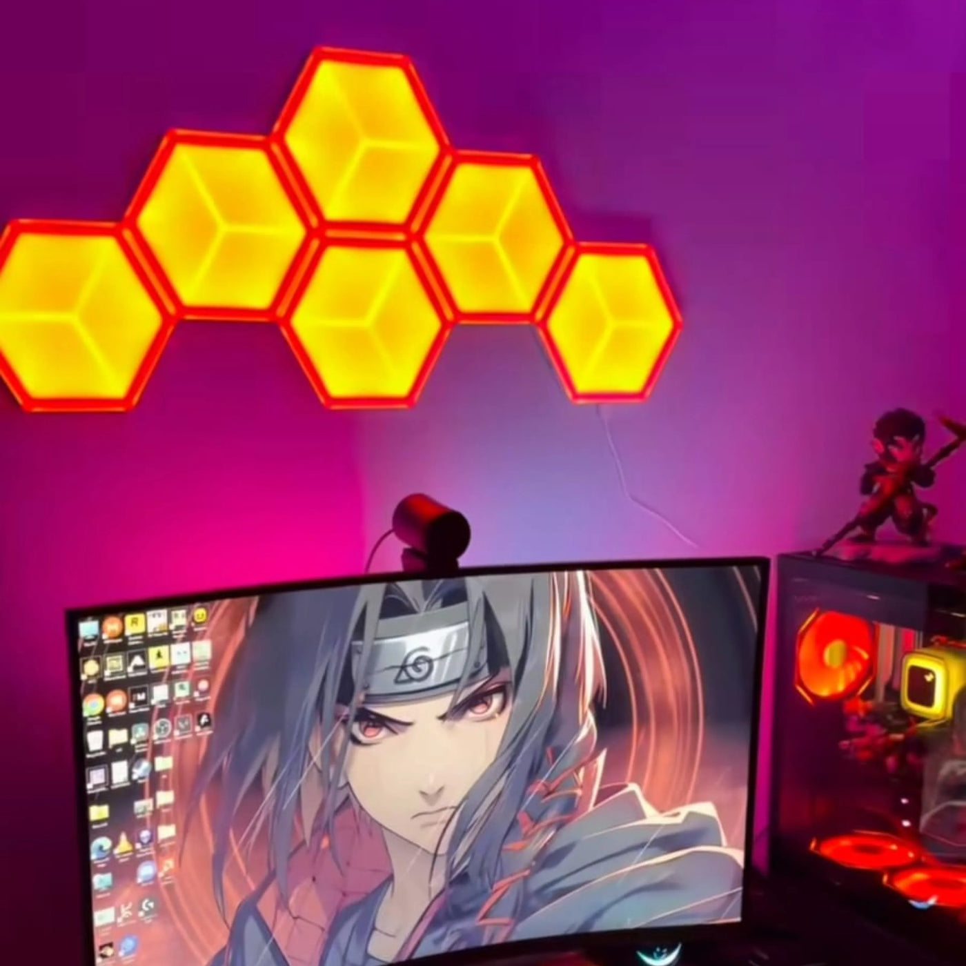 Apex Monitor Sync Hexagon Light (6 Pcs)