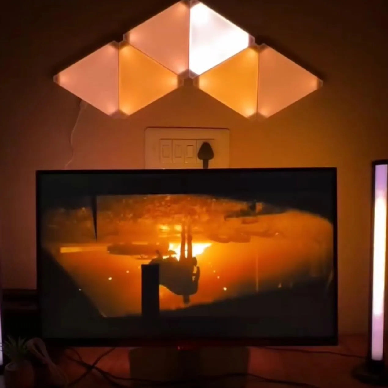 Apex Monitor sync Triangle Light (6 Pcs)