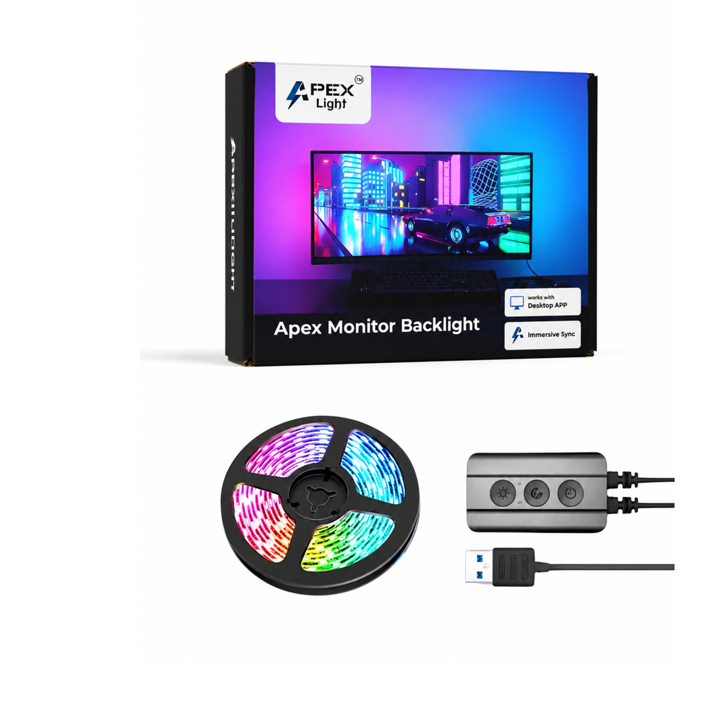 Apex Monitor Backlight (Upto 40 Inches Monitor)(not for All Smart TVs)