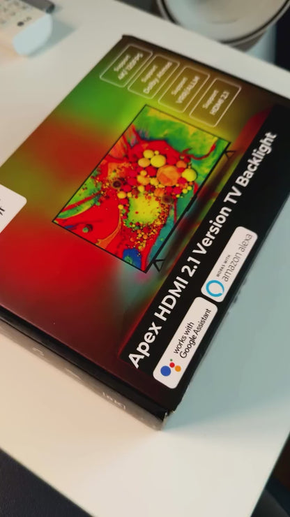 Apex HDMI 2.1 Version TV Backlight (32-90 Inch TV size)