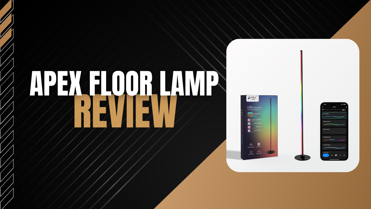 Apex corner floor lamp top