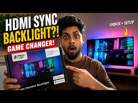 Apex monitor backlight that syncs with your screen for an immersive gaming experience.