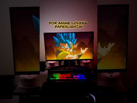 Monitor sync backlight for gaming setup
