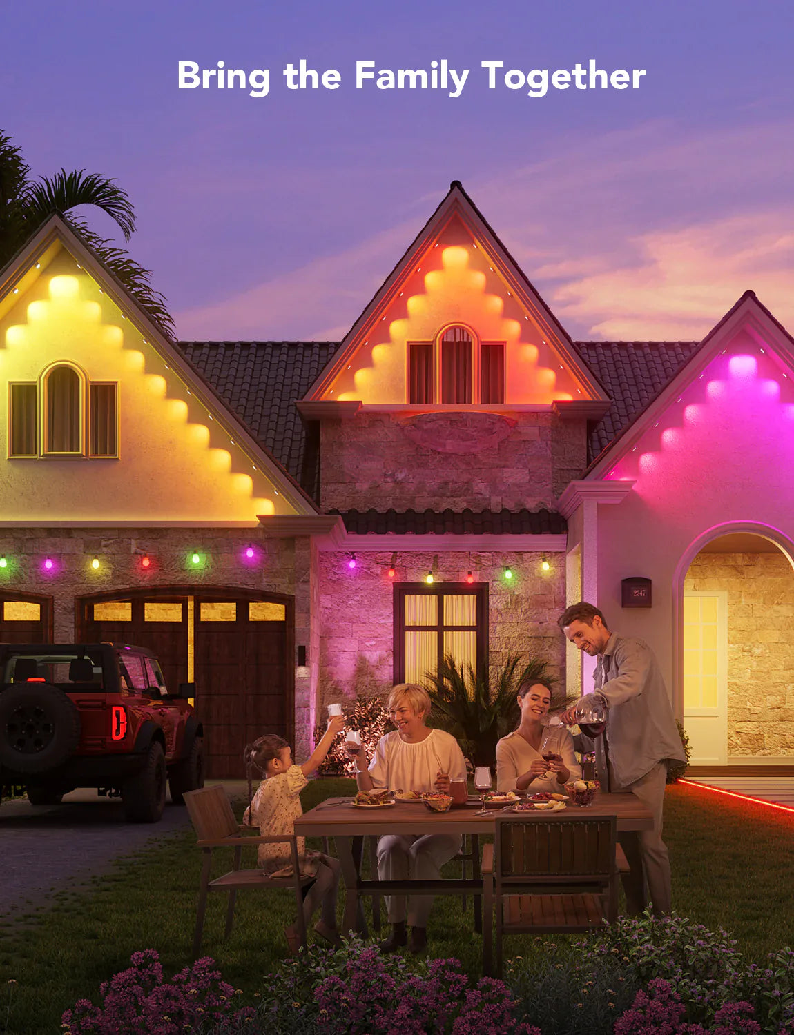 Smart RGBIC Eave Lights
Family Outdoor Lighting
Permanent Roofline Lights
Smart House Lighting
Outdoor Decorative Lights
Holiday House Lights
RGB House Facade Lighting
Smart Exterior Lighting
Outdoor Party Lighting
Patio Family Lighting
Warm Outdoor Ambience
Roof Edge Lighting
Smart Home Outdoor Lights
Villa Exterior Lighting
House Outline Lights
Permanent Holiday Lights
Color Changing Outdoor Lights
Outdoor Ambient Lighting
Architectural Lighting
Garden Party Lights
Smart Holiday Decor
Exterior Accent Ligh